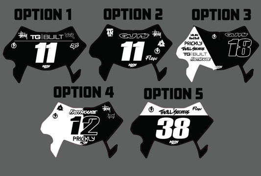 Charge Graphics Ultra Bee Plate Decal